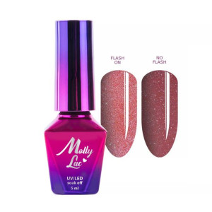 Mollylac Duo Flashing Lights Lakier Hybrydowy - 608 Everlasting 5Ml