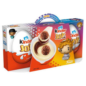 Kinder Joy Chrupiące wafelki posypane kakao w kremie z niespodzianką 60 g