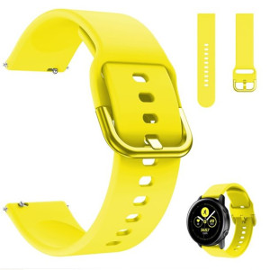 Pasek Do Zegarka Smartwatcha 20mm Żółty