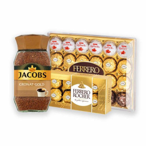 Zestaw Kawa Jacobs & praliny Ferrero Rocher