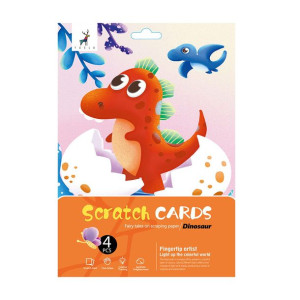 Magiczna Zdrapka Małe Dinozaury A4