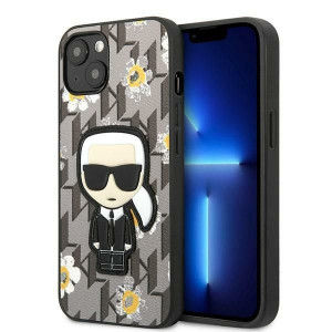 Etui Karl Lagerfeld KLHCP13SPMNFIK1 Apple iPhone 13 mini szary/grey Flower