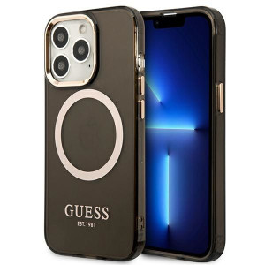 Etui Guess GUHMP13XHTCMK Apple iPhone 13 Pro Max czarny/black hard case Gol