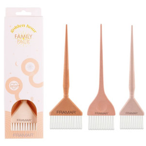 Framar Zestaw Pędzli Do Koloryzacji Family Pack Golden Hour 3 Szt.