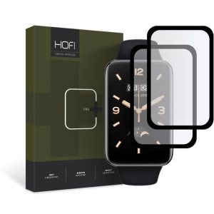 Szkło hybrydowe Hofi Hybrid Pro+ Xiaomi Mi Band 7 Pro Black [2 PACK]