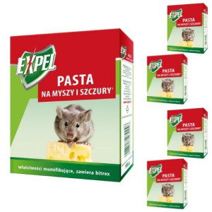Pasta na myszy i szczury Expel 150 g x 5 sztuk
