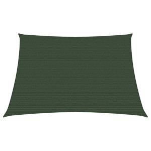 Żagiel przeciwsłoneczny, 160 g/m², ciemnozielony, 4/5x4 m, HDPE