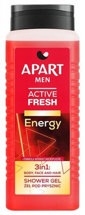 APART żel p/prysznic 500ml - men ENERGY