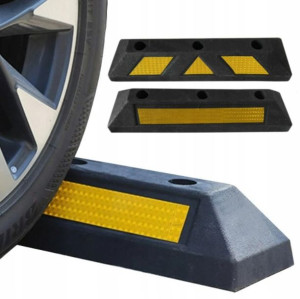 Separator Ogranicznik Parkingowy Kół Garażowy Odbojnica 2 Sztuki