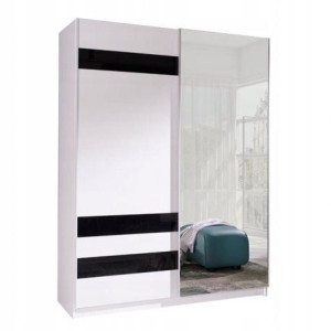 Szafa przesuwna BATUMI 7 z lustrem 150x206x62 cm