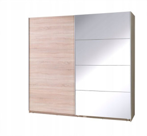 Szafa przesuwna TWISTER 3 z lustrami 225x211x63 cm