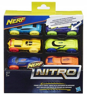 Hasbro Nerf Nitro - foam car 6-pack