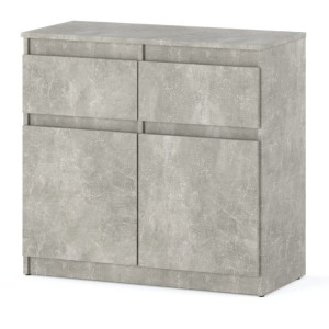 Nowoczesna Komoda Oleksa Beton Atelier Z Szufladami Szafka 80cm