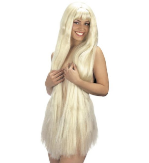 Peruka Peruki Raj 100 Cm Blond Bardzo Długie