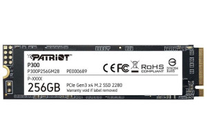 Dysk Ssd Patriot M.2 256gb P300 2280 Pcie/nvme 1700/1100mb/s