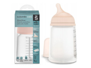 Suavinex Butelka ZERO ZERO 270 ml średni przepływ M 3m+
