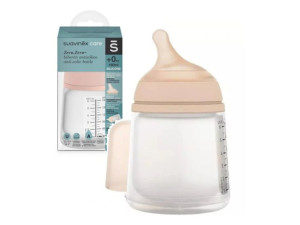 Suavinex Butelka ZERO ZERO 180 ml o regulowanym przepływie 0m+ A