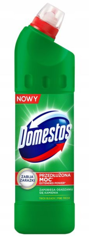 Domestos Pine Fresh WC Żel Toalety z Chlorem 750ml