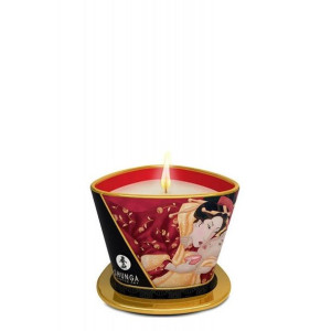 Świeca do SEX masażu Romance Sparkling Strawberry Wine 170ml Shunga