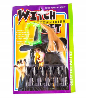 Zestaw Do Charakteryzacji Wiedźma Halloween