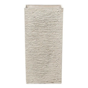 Doniczka 35 x 35 x 70 cm beżowa GAZA