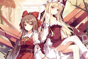 Podkładka pod myszkę anime gra Touhou Project
