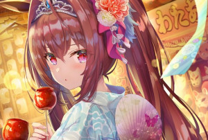 Podkładka pod myszkę anime Uma Musume Pretty Derby