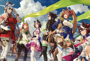 Podkładka pod myszkę anime Uma Musume Pretty Derby
