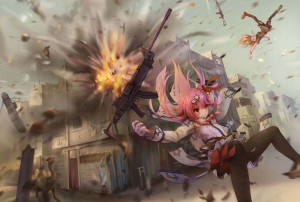 Podkładka pod myszkę gra Girl's Frontline