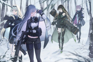 Podkładka pod myszkę gra Girl's Frontline