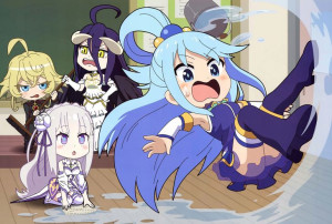 Podkładka pod myszkę anime Isekai Quartet