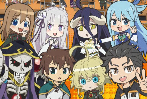 Podkładka pod myszkę anime Isekai Quartet