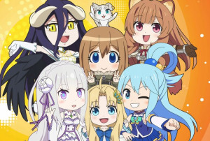 Podkładka pod myszkę anime Isekai Quartet