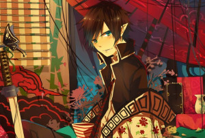 Mata Podkładka pod myszkę anime Ao no Exorcist