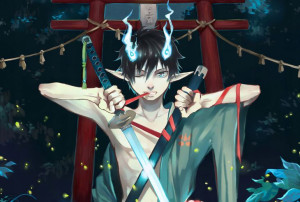 Mata Podkładka pod myszkę anime Ao no Exorcist