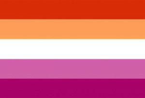 Podkładka pod myszkę LGBT flaga Lesbijek Lesbian