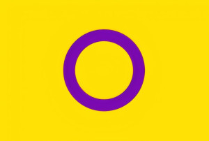 Podkładka pod myszkę LGBT flaga Interseksualnych