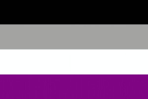 Podkładka pod myszkę LGBT flaga osób Aseksualnych