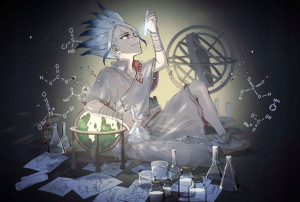 Mata Podkładka pod myszkę anime Dr. Stone