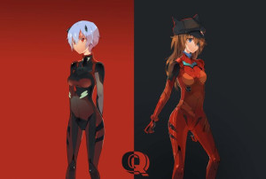 Mata Podkładka pod myszkę anime Evangelion
