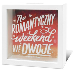 Skarbonka Na Romantyczny Weekend We Dwoje Oszczędności Dla Pary Pieniądze