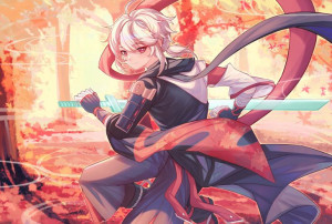 Mata na biurko Genshin Impact Kazuha
