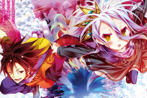 Mata na biurko anime No Game No Life