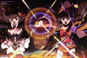 Mata Podkładka anime Konosuba Megumin Yunyun