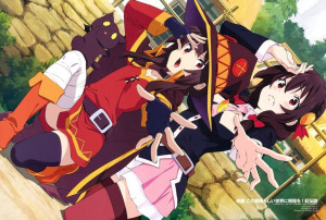 Mata Podkładka anime Konosuba Megumin Yunyun