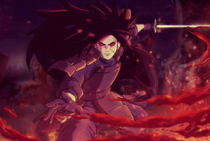 Mata na biurko anime Naruto Madara