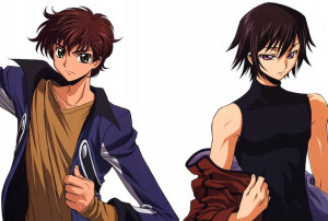 Mata Podkładka anime Code Geass Lelouch Suzaku