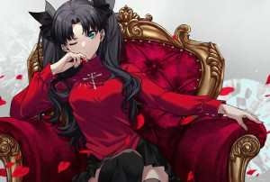 Mata Podkładka pod myszkę anime Fate Rin Tohsaka