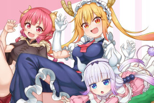 Mata Podkładka anime Kobayashi-san Chi no Maid