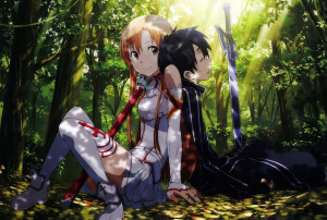 Podkładka pod myszkę Sword Art Online Asuna Kirito